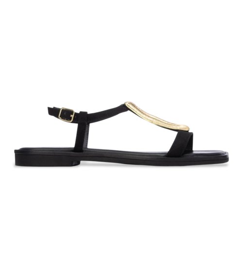 Carmela Sandalias De Piel 163290 Negro