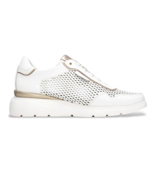 Carmela Zapatillas De Piel 163211 Blanco