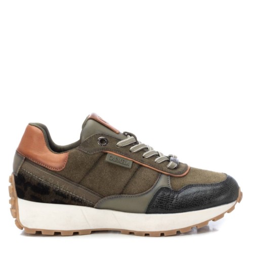 Carmela Zapatillas De Piel Y Serraje 160862 Verde