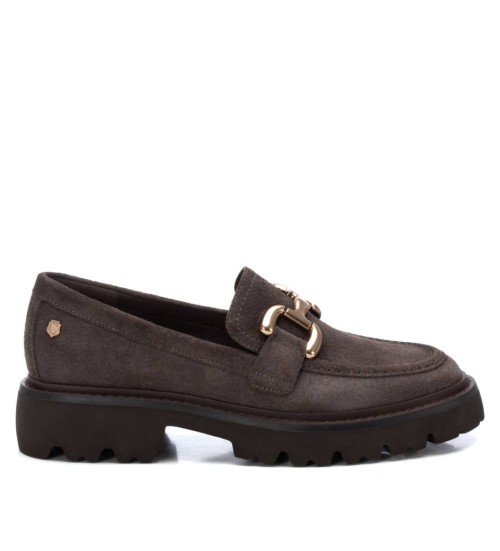 Carmela Mocasines De Piel 161952 Gris