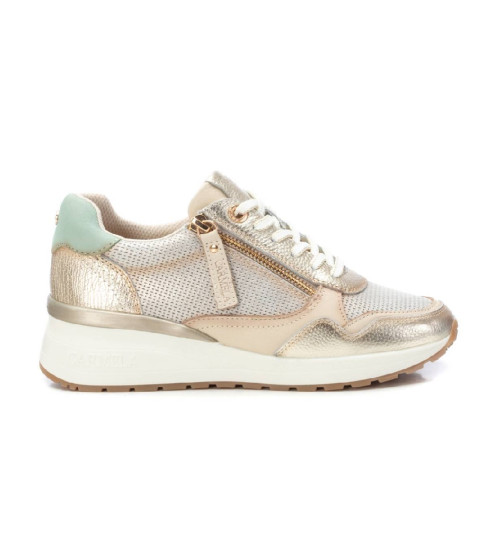 Carmela Zapatillas De Piel 162268 Dorado