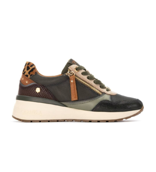 Carmela Zapatillas De Piel 162442 Verde