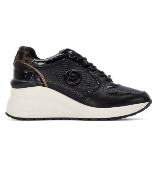 Carmela Zapatillas De Piel 162444 Negro