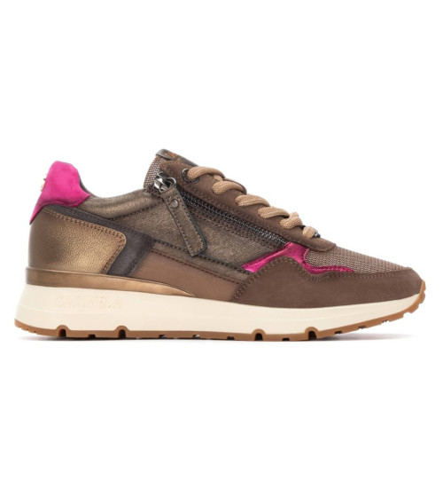 Carmela Zapatillasd De Piel 162517 Bronce