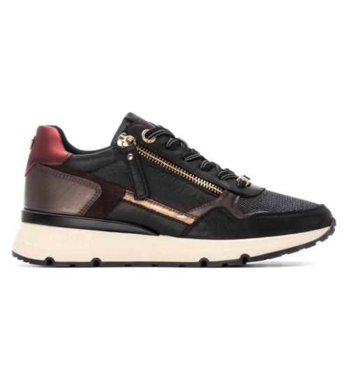 Carmela Zapatillasd De Piel 162517 Negro