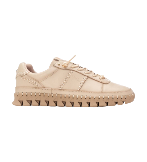 Carmela Zapatillas De Piel 162528 Beige