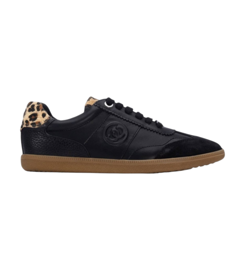Carmela Zapatillas De Piel 162640 Negro