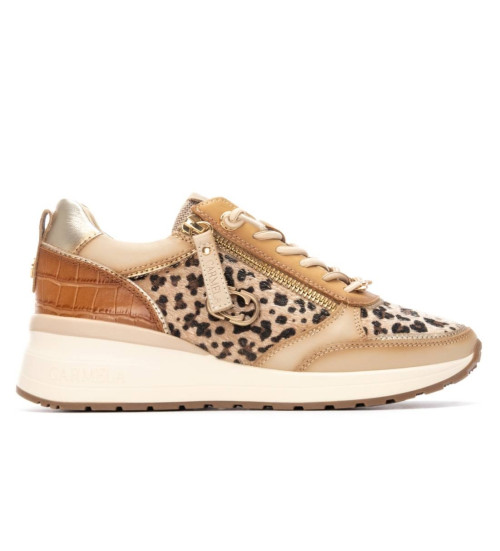 Carmela Zapatillas De Piel 162653 Marrón