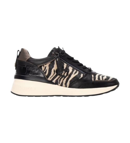Carmela Zapatillas De Piel 162653 Negro