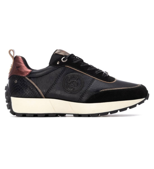 Carmela Zapatillas De Piel 162699 Negro