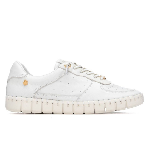 Carmela Zapatillas De Piel 163102 Blanco
