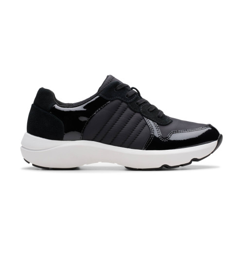 Clarks Zapatillas De Piel Tivoli Sport Negro