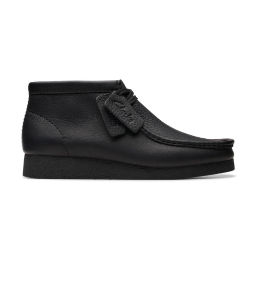 Clarks Botines De Piel Wallabeeevo Negro