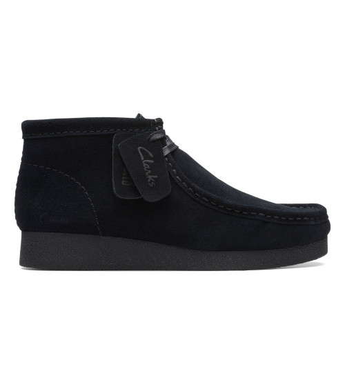 Clarks Botines De Piel Wallabee Negro