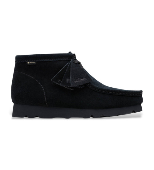 Clarks Botines De Piel Wallabeebt GTX Negro