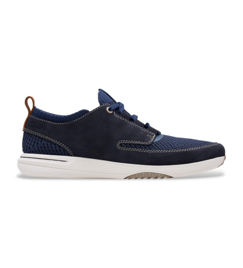 Clarks Zapatillas De Piel Easeway Sport Marino