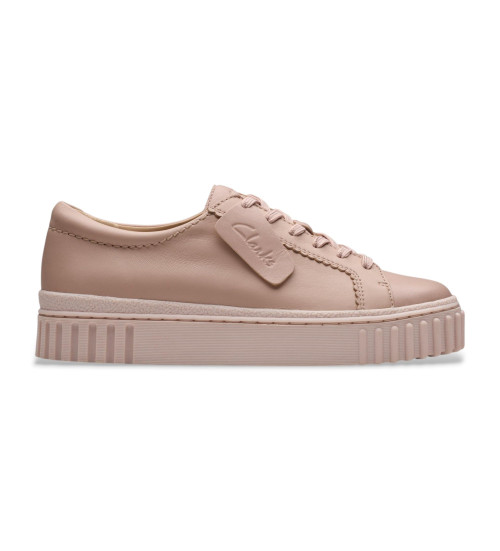 Clarks Zapatillas De Piel Mayhill Walk Rosa
