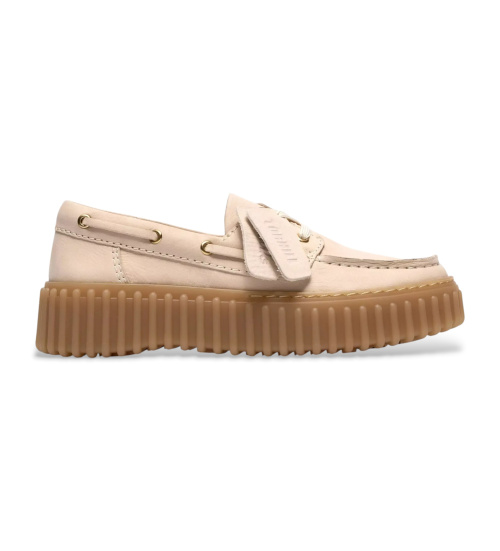 Clarks Mocasines De Piel Torhill Boat Beige