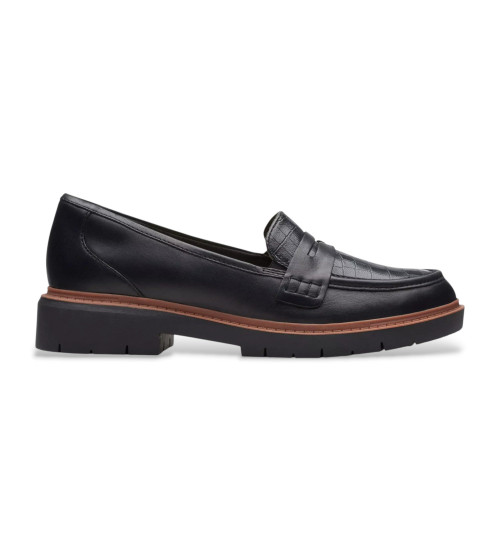 Clarks Mocasines De Piel Westlynn Ayla Negro