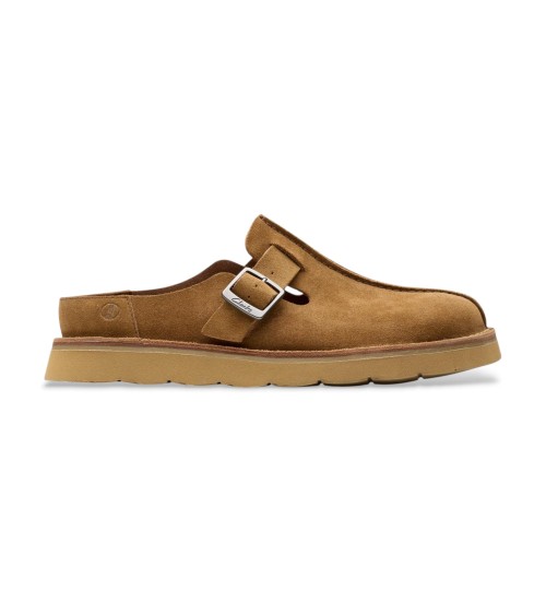 Clarks Zuecos De Piel Solsbury Marrón Claro