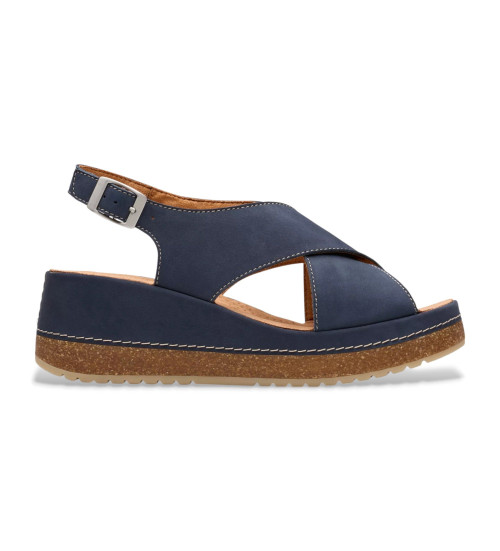 Clarks Sandalias De Piel Kassanda Step Marino