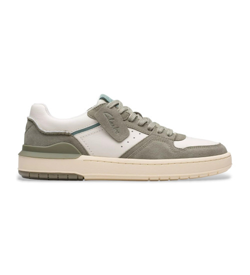 Clarks Zapatillas De Piel COURTLITE2 Lo Gris