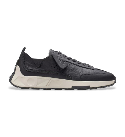 Clarks Zapatillas De Piel Craft Speed Gris Oscuro