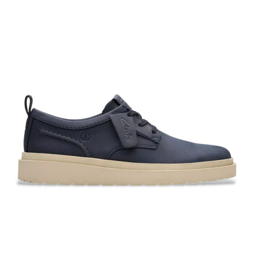 Clarks Zapatillas De Piel Polden Lace Marino