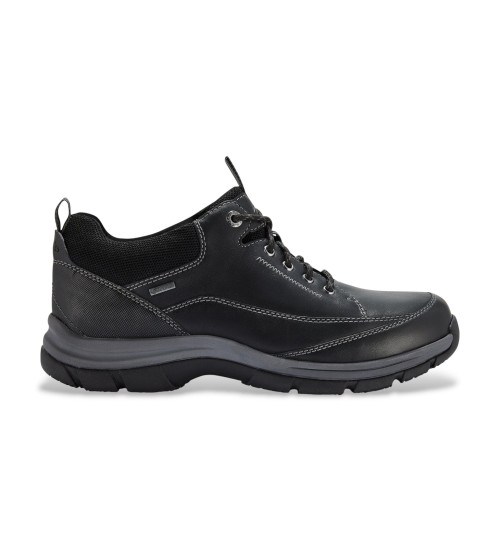 Clarks Zapatillas De Piel Spypath Lo GTX Negro