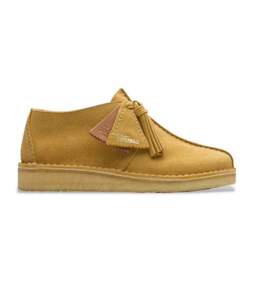 Clarks Zapatos De Piel Desert Trek Amarillo