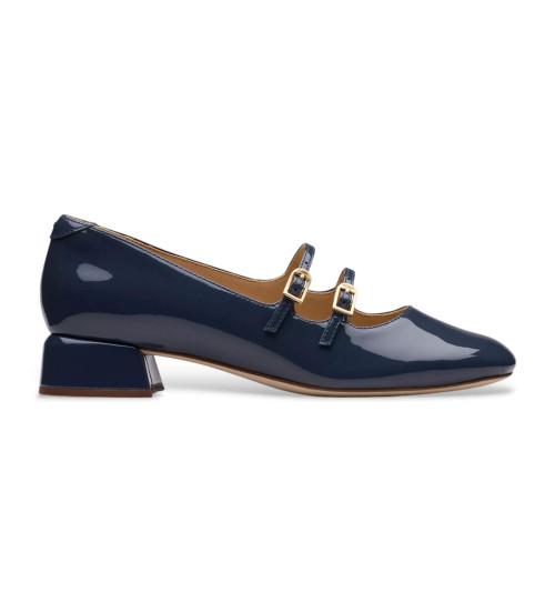 Buy Clarks Mary-Jane Daiss30 Shine leather shoes black