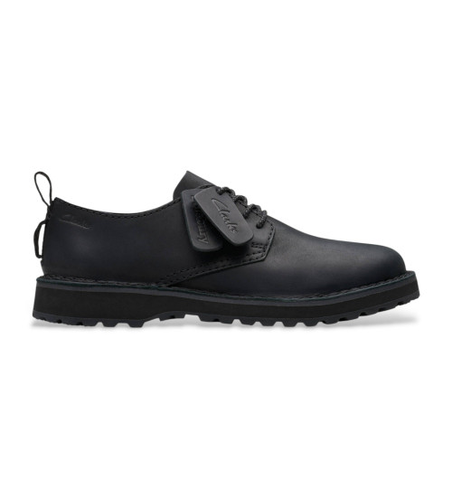Clarks Zapatos De Piel Solsbury Negro