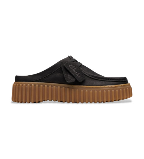 Clarks Zapatos De Piel Torhill Mule Negro