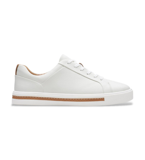 Clarks Zapatos De Piel Un Maui Lace Blanco
