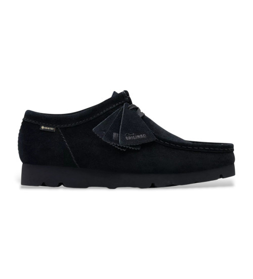 Nakup Clarks WallabeeGTX usnjeni čevlji črni