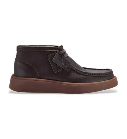 Clarks Zapatillas De Piel Torview Hi Marr�n