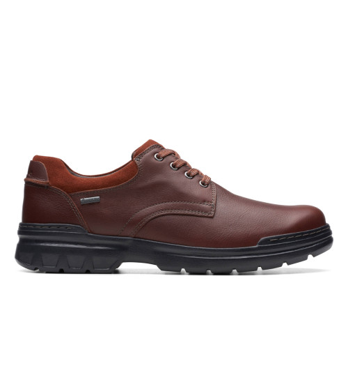 Clarks Zapatos De Piel Rockie Walkgtx Marrón