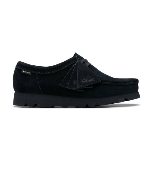 Clarks Zapatos De Piel Wallabee.gtx Negro