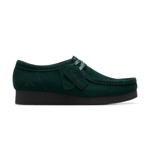 Clarks Zapatos De Piel Wallabeee Vos Negro