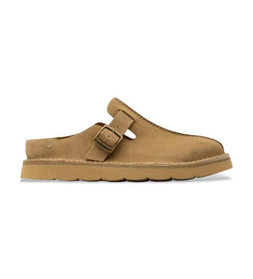 Clarks Zuecos De Piel Solsbury Marrón