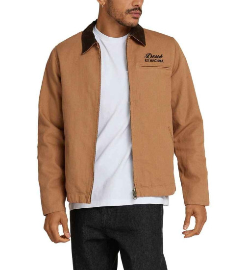 Comprare Deus Ex Machina Giacca marrone da lavoro Address Workwear