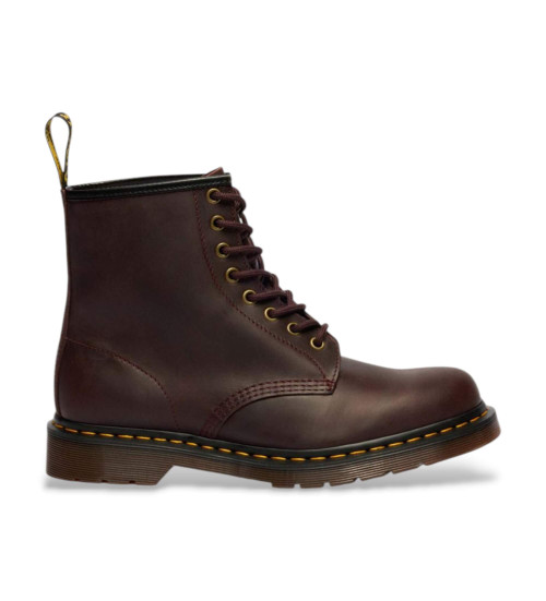 Dr. Martens Botas De Piel 1460 Crazy Horse Burdeos