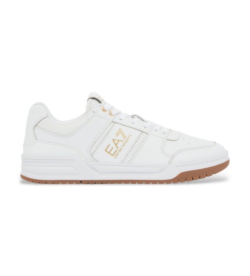 EA7 Zapatillas De Piel Baseline Blanco