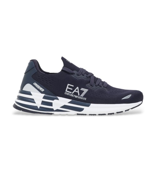 EA7 Zapatillas Crusher Distance Knit 2.0 Marino