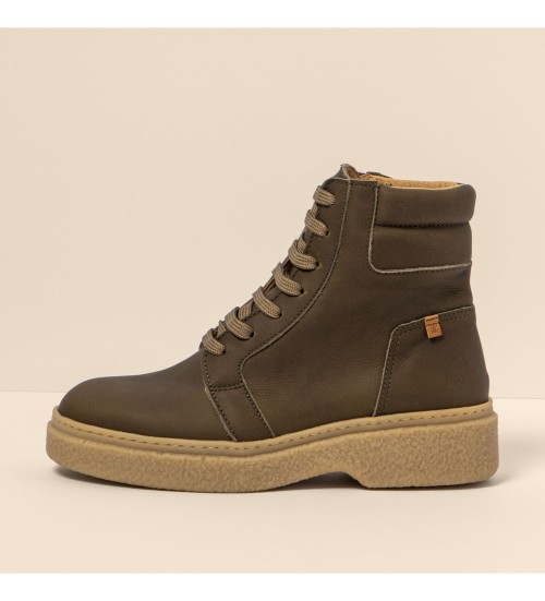 El Naturalista Botines De Piel N5900 Arpea Verde -Atura Tacón 4,5CM-