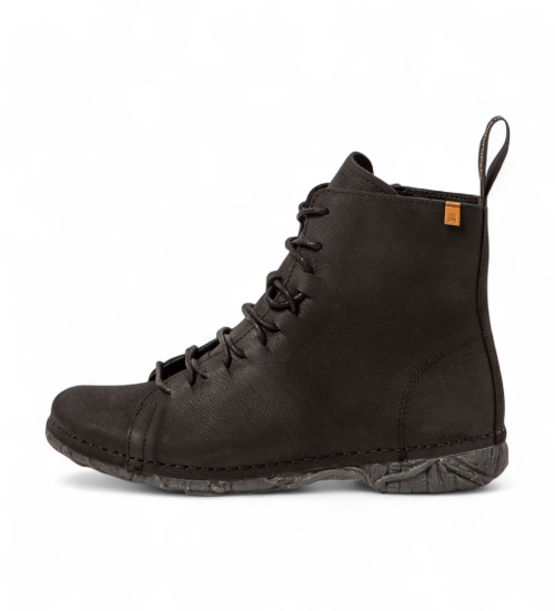 El Naturalista Botines De Piel Pleasant Negro