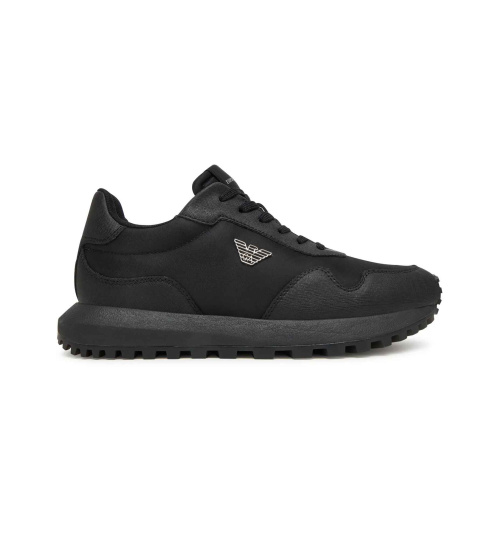 Emporio Armani Zapatillas De Nylon Reciclado Negro