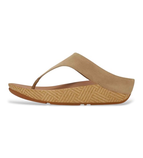 Fitflop Sandalias De Ante Lulu Beige