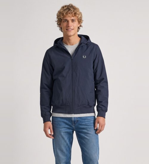 Comprare Fred Perry Giacca con cappuccio Brentham blu navy