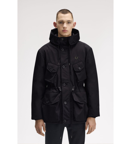 Comprar Fred Perry Parka Partch Pocket preto